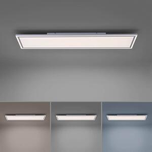 JUST LIGHT. GmbH LED panel Edging, tunable white, 121 x 31 cm, dimmelhető, Fehér / opál, Konyha, Műanyag, Modern