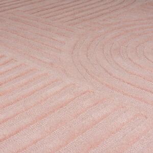 Zen Garden rózsaszín gyapjú szőnyeg, 160 x 230 cm - Flair Rugs