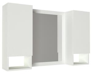 Antuan fehér fürdőszoba szekrény 119 x 76 x 21 cm