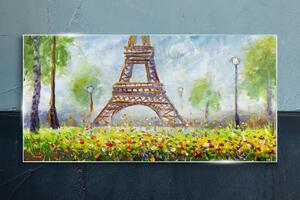 Üvegkép Eiffelfák fák torony