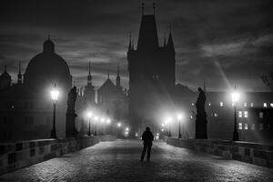 Művészeti fotózás Prague in Black & White, Marcel Rebro, (40 x 26.7 cm)