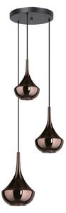 Függőlámpa Stars of Light, Almoster, dimmable, Réz, Nappali, Üveg, Modern