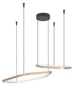 Függőlámpa Stars of Light, Estrella, dimmable, Bronz / Öreg Sárgaréz, Nappali, Alumínium, Modern