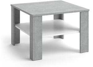 Vicco "HOMER" dohányzóasztal beton / fehér