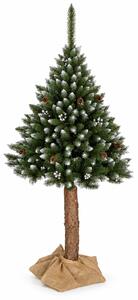 JAKS Műfenyő fatörzsön, ezüstszínű berkenyebogyókkal, 160 cm