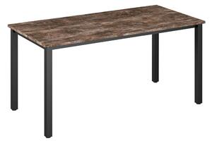 PC asztal Klodekas 7 (sötét beton + fekete) . 1097172