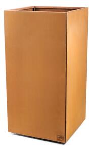 G21 Corten Square virágláda, 50 x 100 x 50 cm