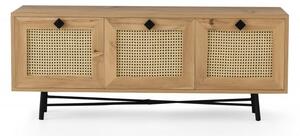 Alcazar fa-fekete tv állvány 140 x 40 x 60 cm