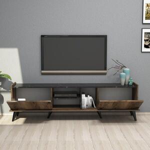 Elegante dió-fekete tv állvány 180 x 52 x 34 cm