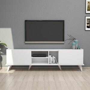 Elegante fehér tv állvány 180 x 52 x 34 cm
