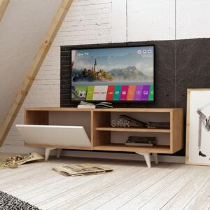 Maku tölgy-fehér tv állvány 120 x 47 x 35 cm