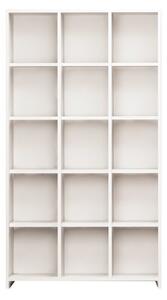 Pritone fehér könyvespolc 90 x 160 x 25 cm