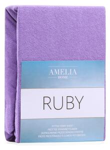 Ruby lila gumis lepedő, 200 x 160-180 cm - AmeliaHome
