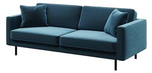 Kék bársony kanapé 207 cm Kobo – MESONICA