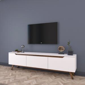 Rani fehér-dió tv állvány 180 x 48 x 35 cm