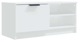 Fehér szerelt fa tv-szekrény 80 x 35 x 36,5 cm