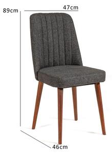 Vina dió-antracitszürke szék