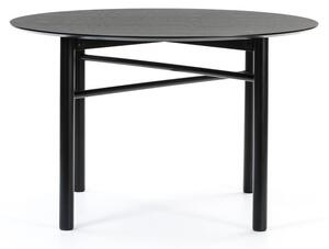 Junco fekete kerek étkezőasztal, ø 120 cm - Teulat