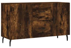 Füstös tölgyszínű műfa tálalószekrény 100 x 36 x 90 cm