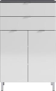 Mauresa fehér-szürke szekrény, magasság 97 cm - Germania
