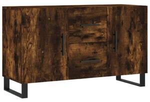 Füstös tölgyszínű műfa tálalószekrény 100 x 36 x 90 cm