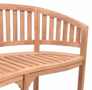 Kerti pad teakfából kétszemélyes kezelt 120 cm