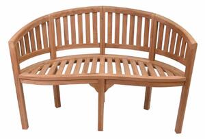 Kerti pad teakfából kétszemélyes kezelt 120 cm