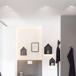 Paulmann Nova LED süllyesztett spotlámpa, dimmelhető, IP65, fehér, dimmelhető, Fehér / opál, Nappali / Étkező, Alumínium, Modern