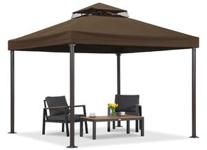 Barna kerti pavilon Valencia 3x3 m Garden Point