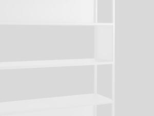 Hyller fehér könyvespolc, magasság 180 cm - Costum Form