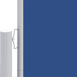 VidaXL kék behúzható oldalsó napellenző 220 x 600 cm