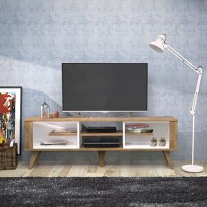 Ionis tölgy-fehér tv állvány 160 x 52 x 35 cm