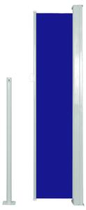 VidaXL kék behúzható oldalsó napellenző 140 x 300 cm