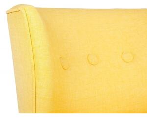Bienville sárga füles fotel
