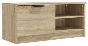 Sonoma-tölgyszínű szerelt fa fali tv-szekrény 80x35x36,5 cm