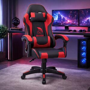 Szövet Gamer szék Warrior Basic 1-F piros-fekete