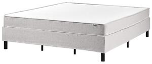 Fejtámla nélküli boxspring ágy COUNTESS 180 x 200 cm Világosszürke