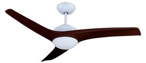 Barna mennyezeti ventilátor 35W LED lámpával 15W 3in1