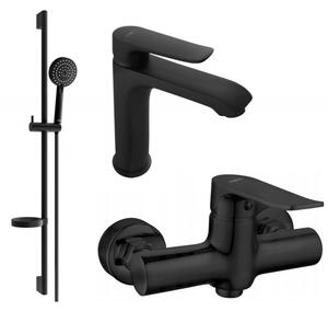 Mexen Pecos DS75 zuhanykészlet, fekete - 72704DS75-70