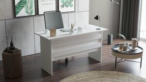 Fehér íróasztal 140 x 74 x 60 cm