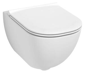 WC soft close ülőkével felakasztható Jika MIO-N fehér fényes felülettel hátsó kifolyással H8667180000001