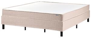 Fejtámla nélküli boxspring ágy COUNTESS 180 x 200 cm Bézs