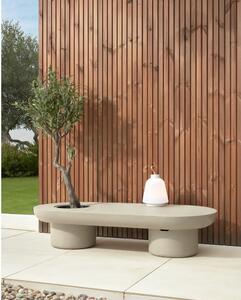 Taimi kerti beton dohányzóasztal, 140 x 60 cm - Kave Home
