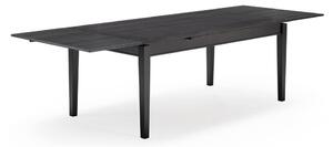 Fekete bővíthető asztal Hammel Sami, 180 x 100 cm