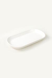 2 db-os fehér kerámia szervírozó tányér szett, 26 x 15 cm - My Ceramic