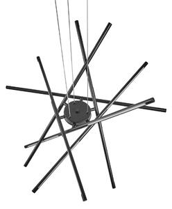 LED függőlámpa PALUN Dimmer funkcióval Fém Fekete