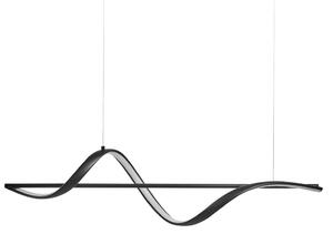 LED függőlámpa KHUTTI Távirányítóval Dimmer funkcióval Fém Fekete