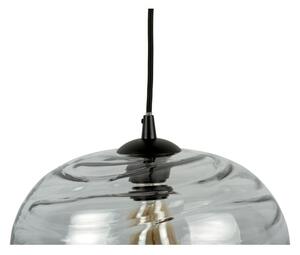 Szürke üveg függőlámpa, magasság 21 cm Sphere - Leitmotiv