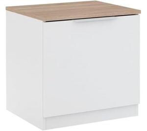 Vicco Betti éjjeliszekrény, fehér-sonoma, 50 cm