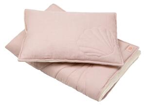 Rózsaszín len ágynemű szett Powder Pink - Moi Mili